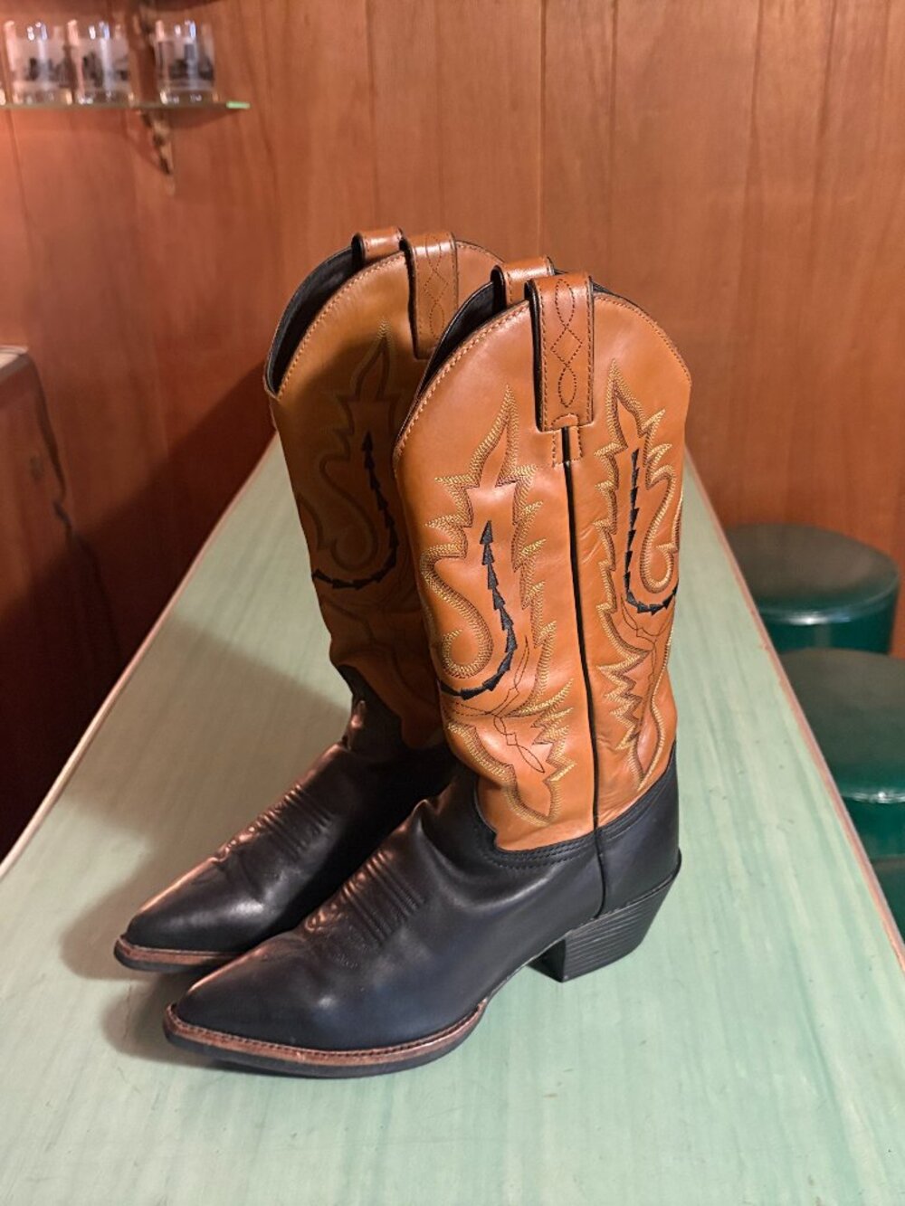 Womens Justin L4968 Pointed Toe J-Flex Western Cowgirl Boots Size 7 B